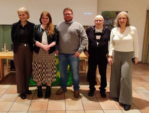 Angela Sanchez, Christina-Johanne Schröder, Patrick Nestler, Manfred Kamm und Rossella Leonforte